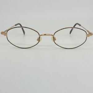 Rodenstock R4199‎ Eyeglasses Frames Round Gold Womens H13759